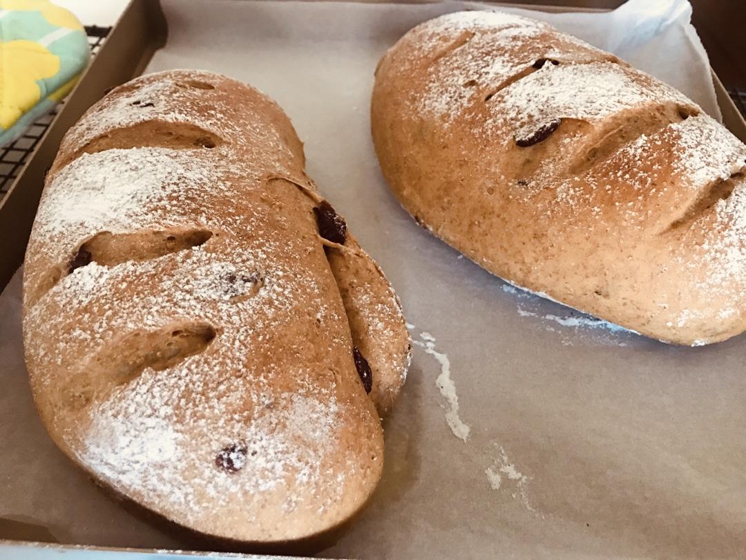 蔓越莓全麦黑糖面包