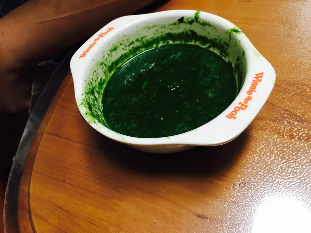 补铁，菠菜泥
