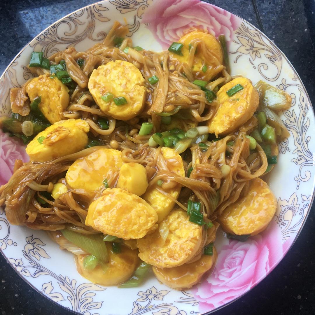 超级下饭菜--金针菇日本豆腐