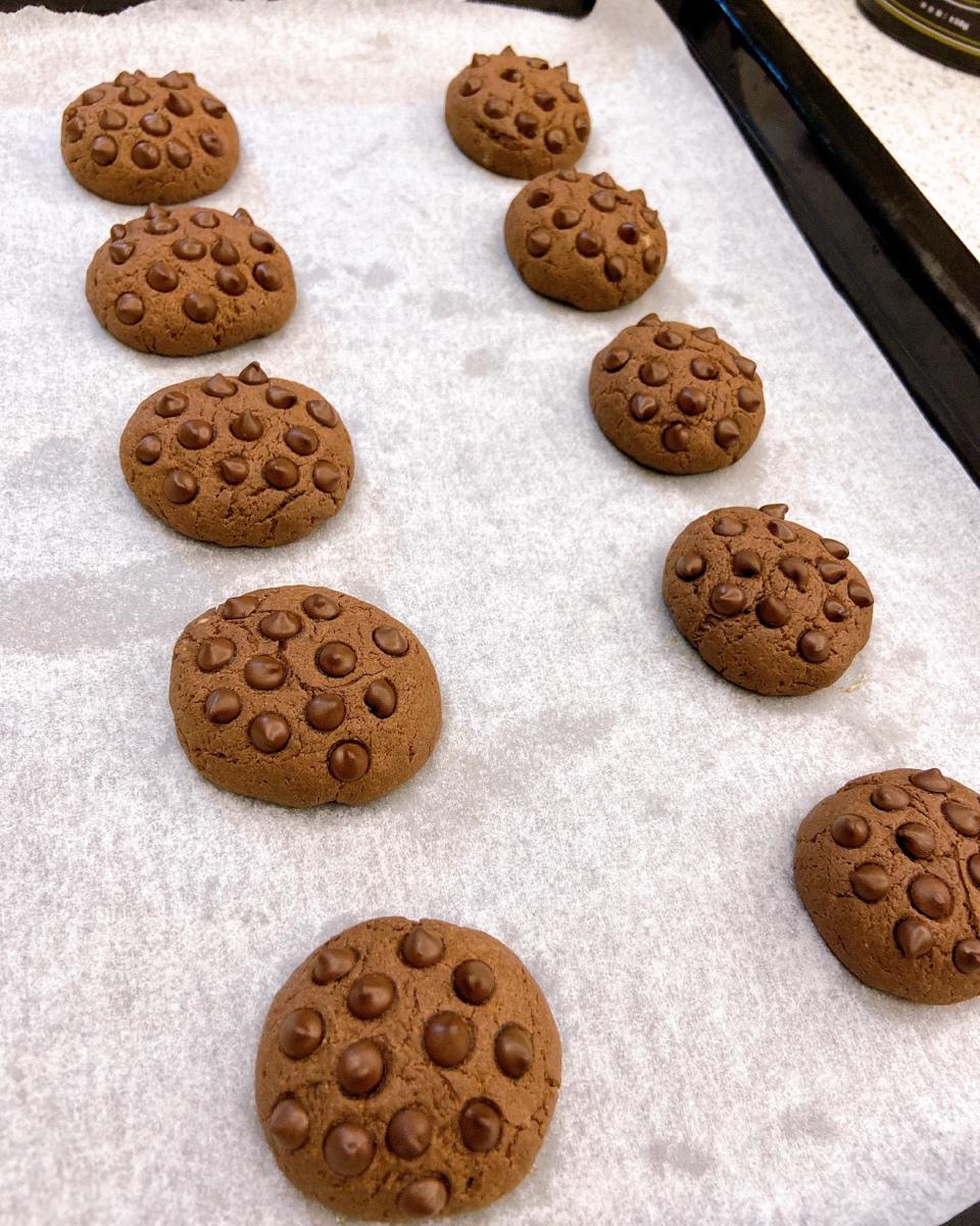 💥爆炸好吃～咬一口能爆浆的巧克力曲奇