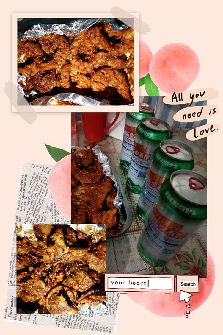 百吃不厌的烤鸡头