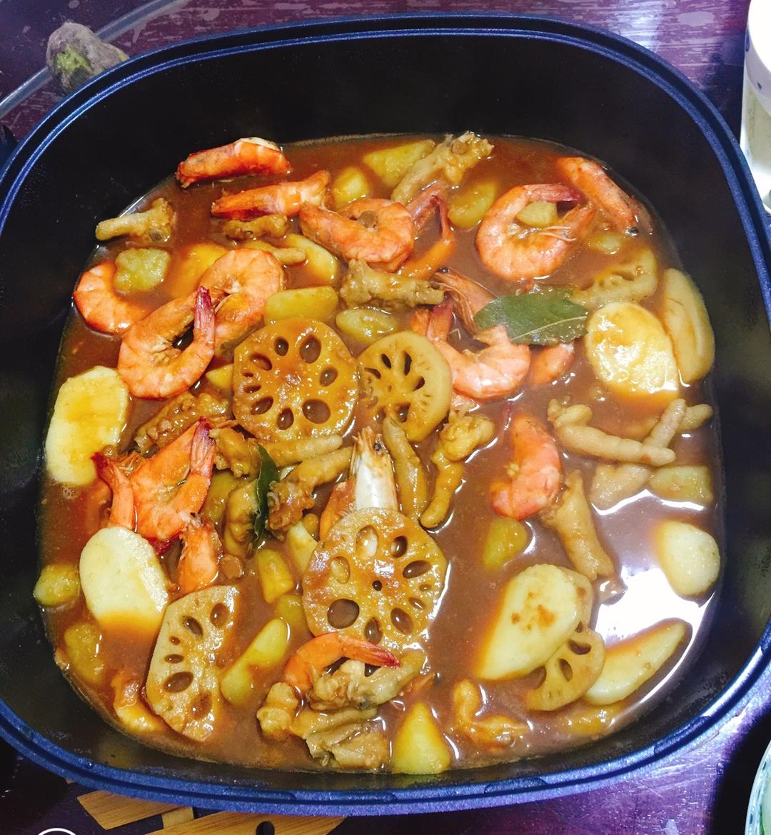 超详细的多嘴胖哥俩肉蟹煲的鸡爪煲
