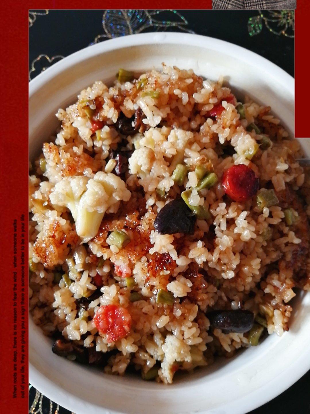 懒人煲仔饭（电饭锅）