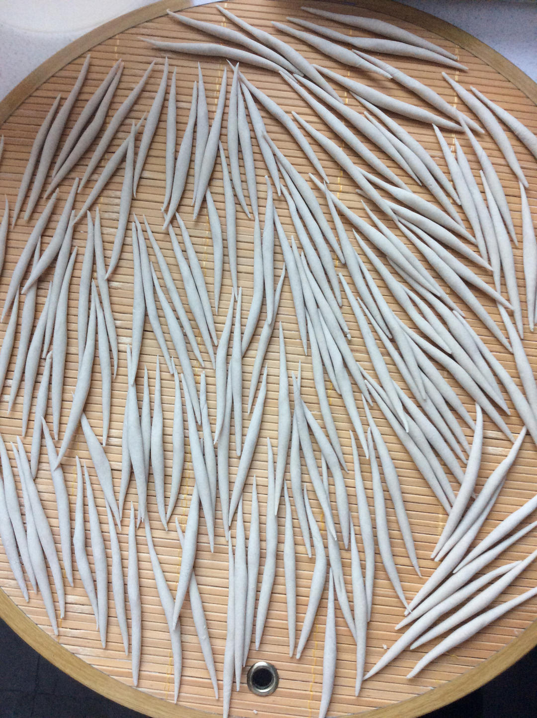 莜面吃个半饱饱，喝碗开水正好好