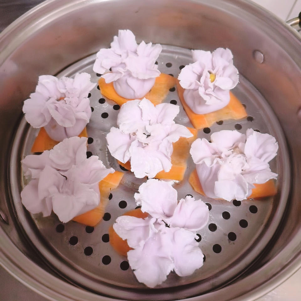 水晶饺子 花开富贵