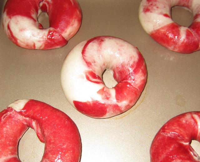 彩色贝果的做法