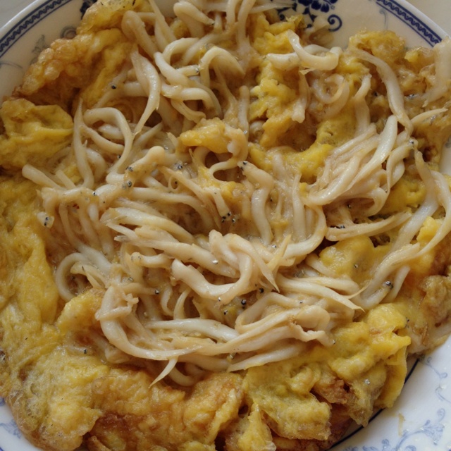 银鱼煎蛋