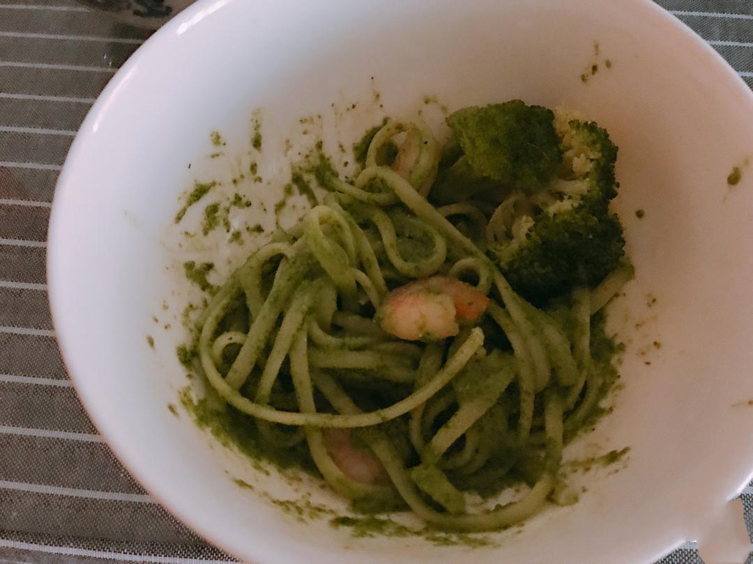【健康无负担】低碳美味的山茼蒿青酱西葫芦面条