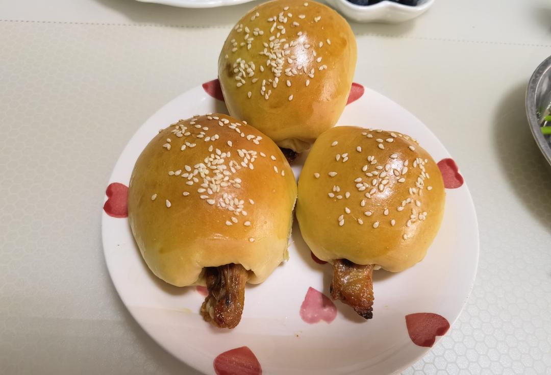 【鸡腿面包】真的有鸡腿的面包！