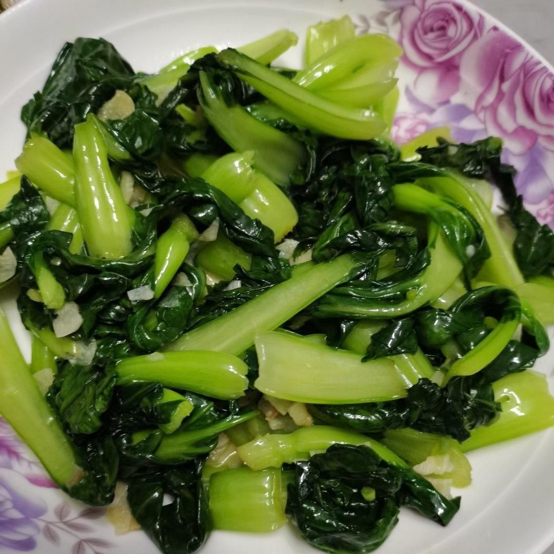 炒青菜，脆而不生，熟而不老