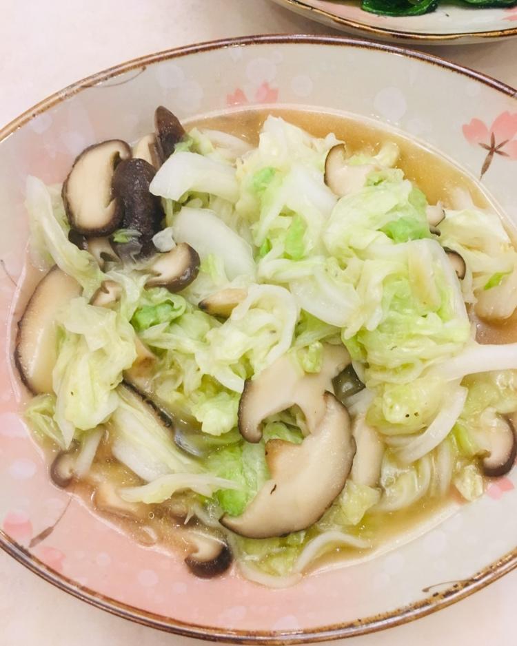 洋白菜炒香菇