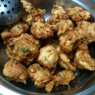 胡萝卜香葱素丸子