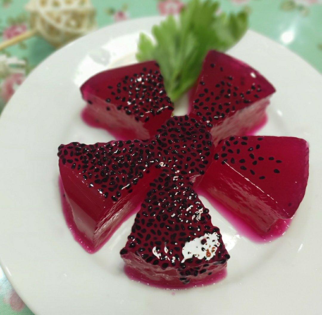 火龙果果冻