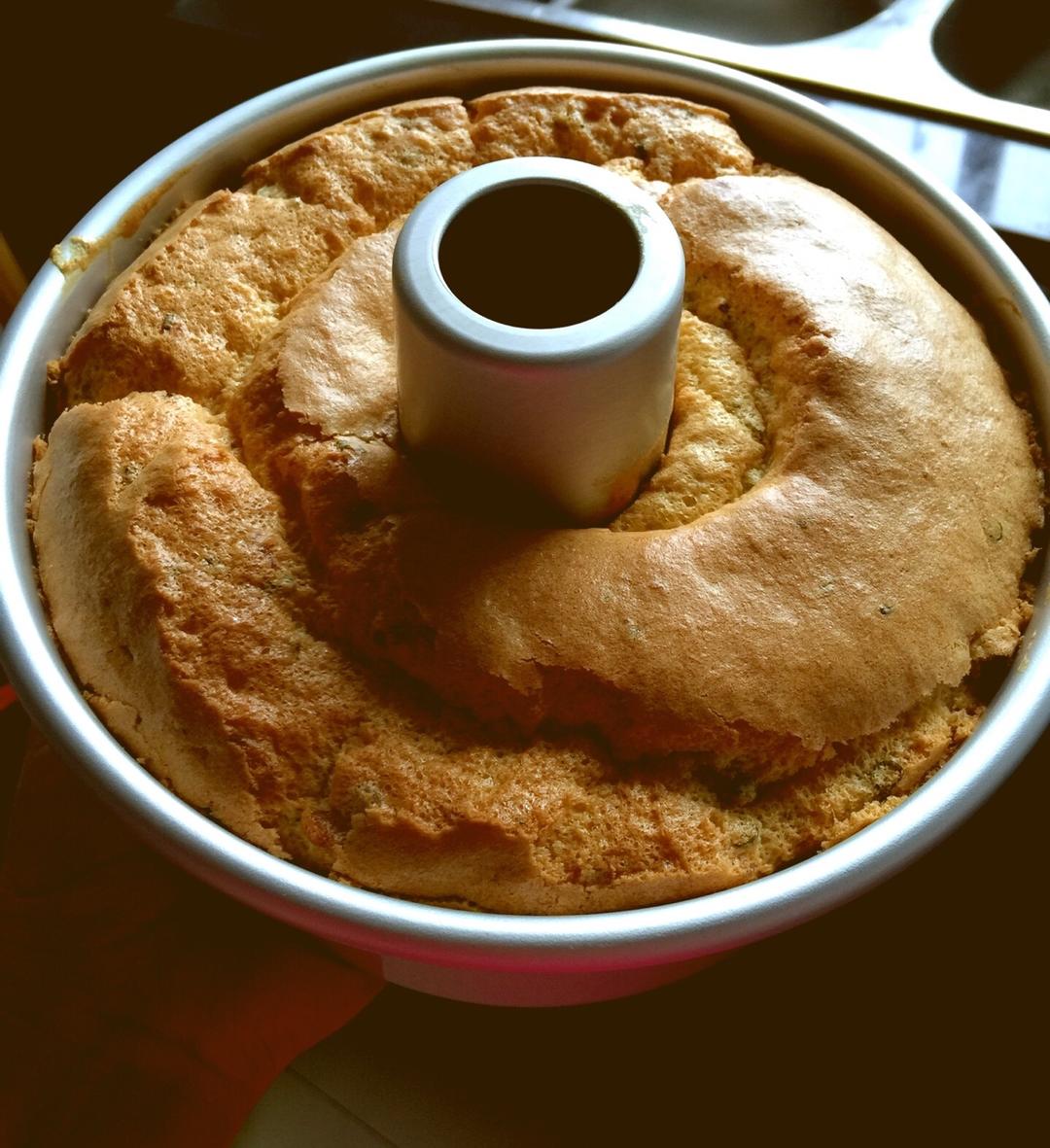 咸香戚风经典——黄金葱香肉松戚风