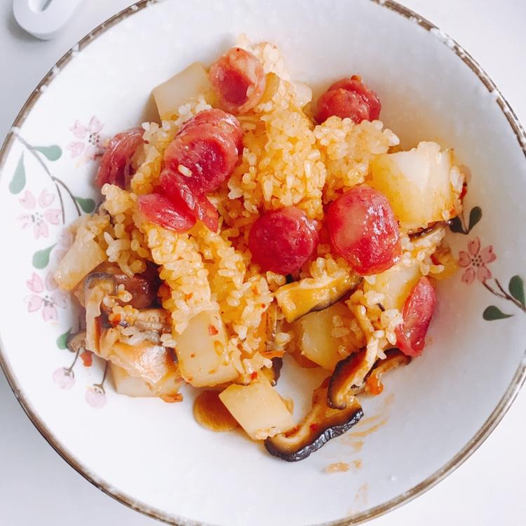 土豆焖饭（电饭锅版）