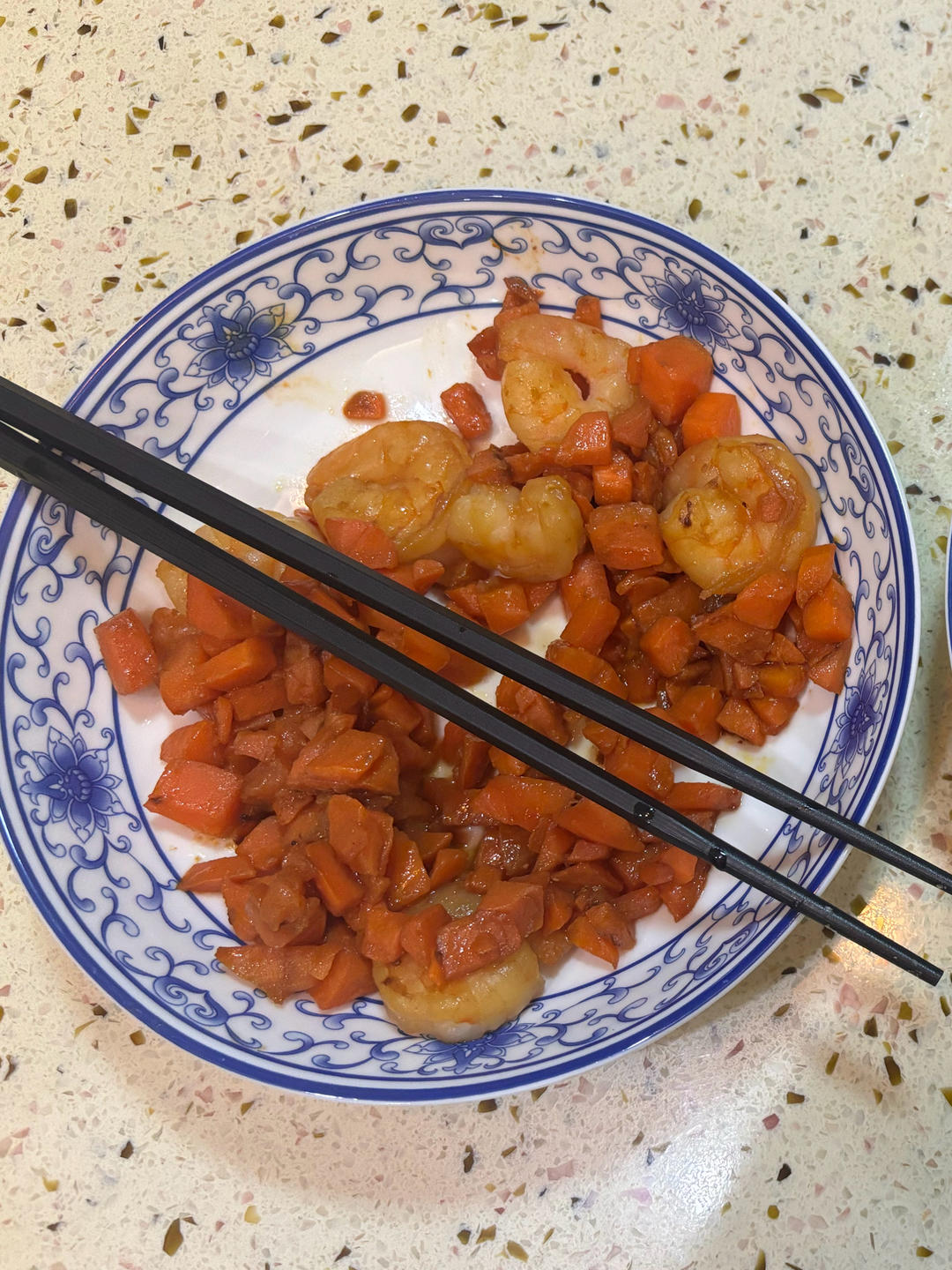 什锦玉米粒虾仁🍤🌽🥕