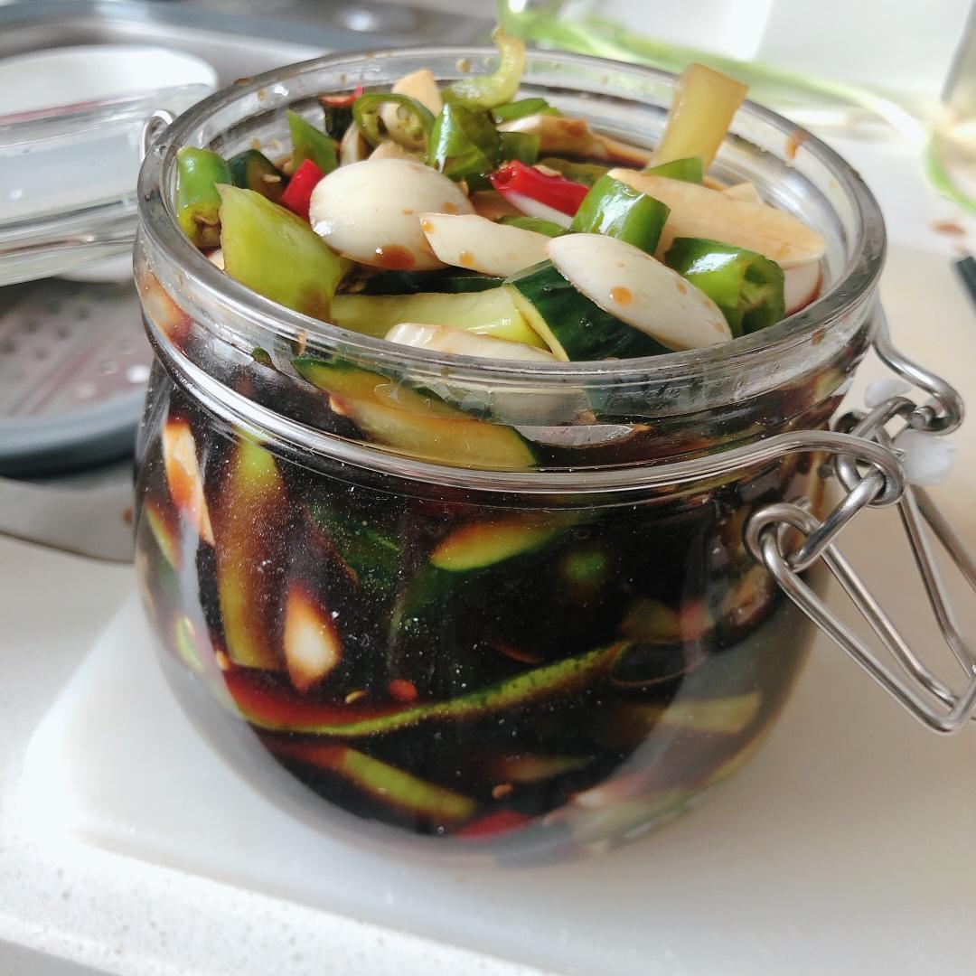 下饭小菜之不怎么咸的腌黄瓜