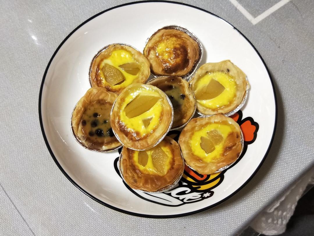 快手又便宜的葡式蛋挞（手抓饼版）