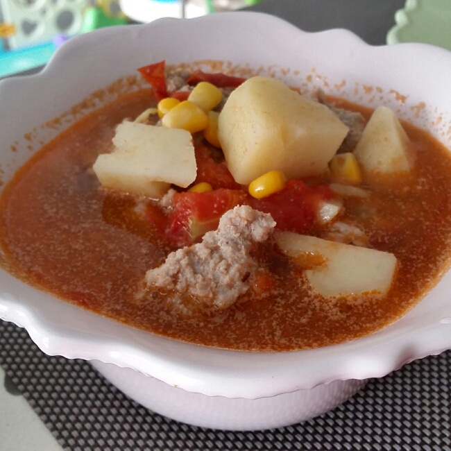 番茄丸子汤