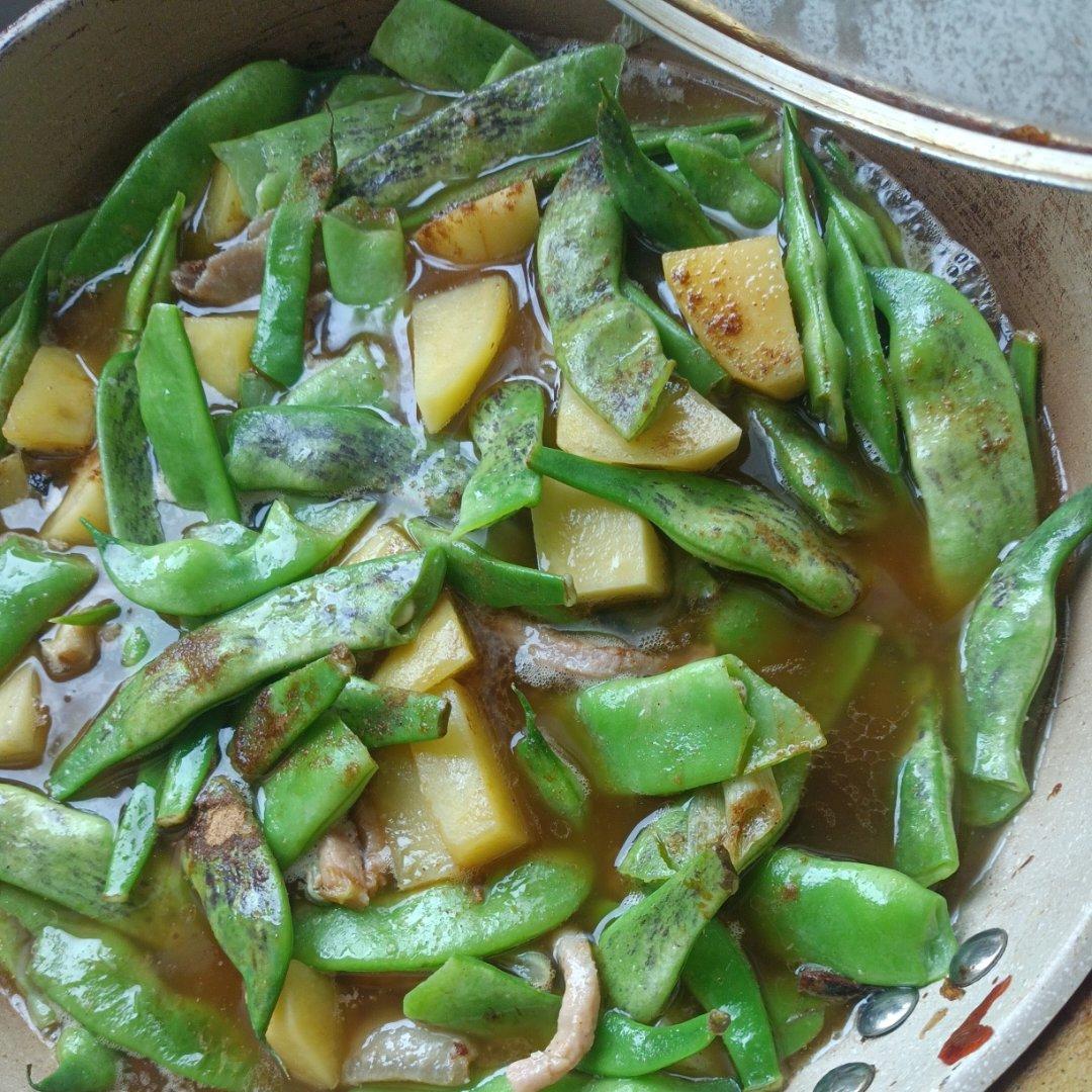 油豆角炖肉（一夫食堂版）