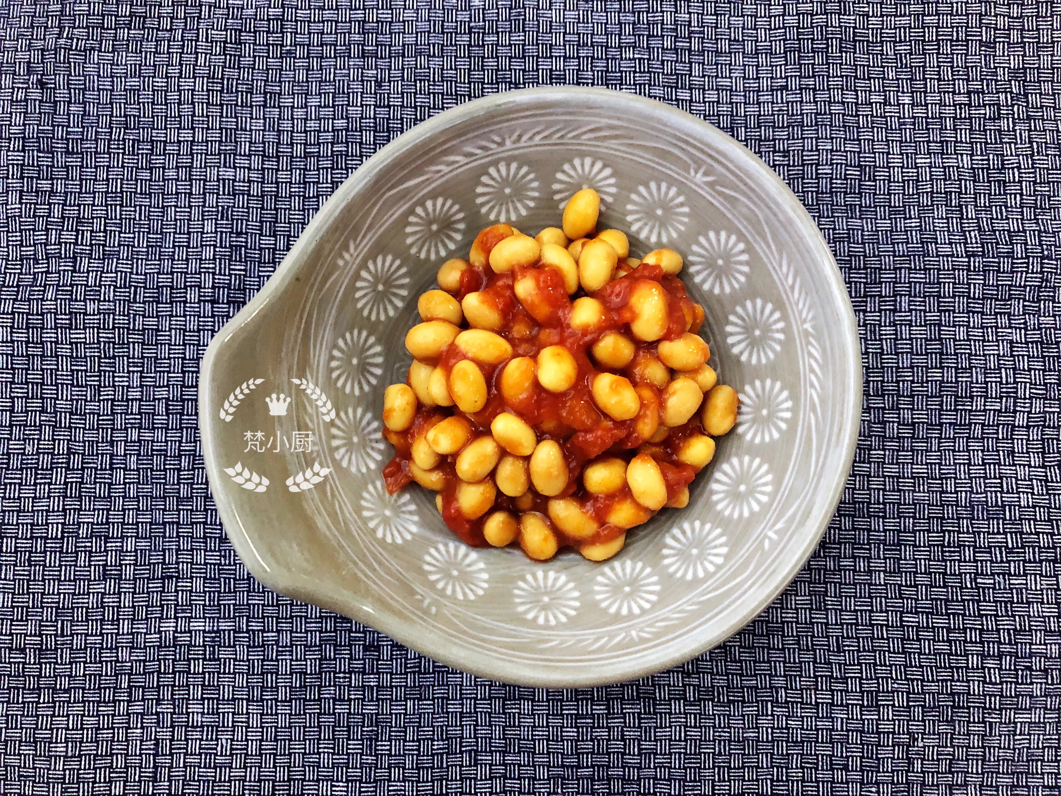 零添加、味道超级正点的茄汁黄豆（菲仕乐高压锅版）的做法