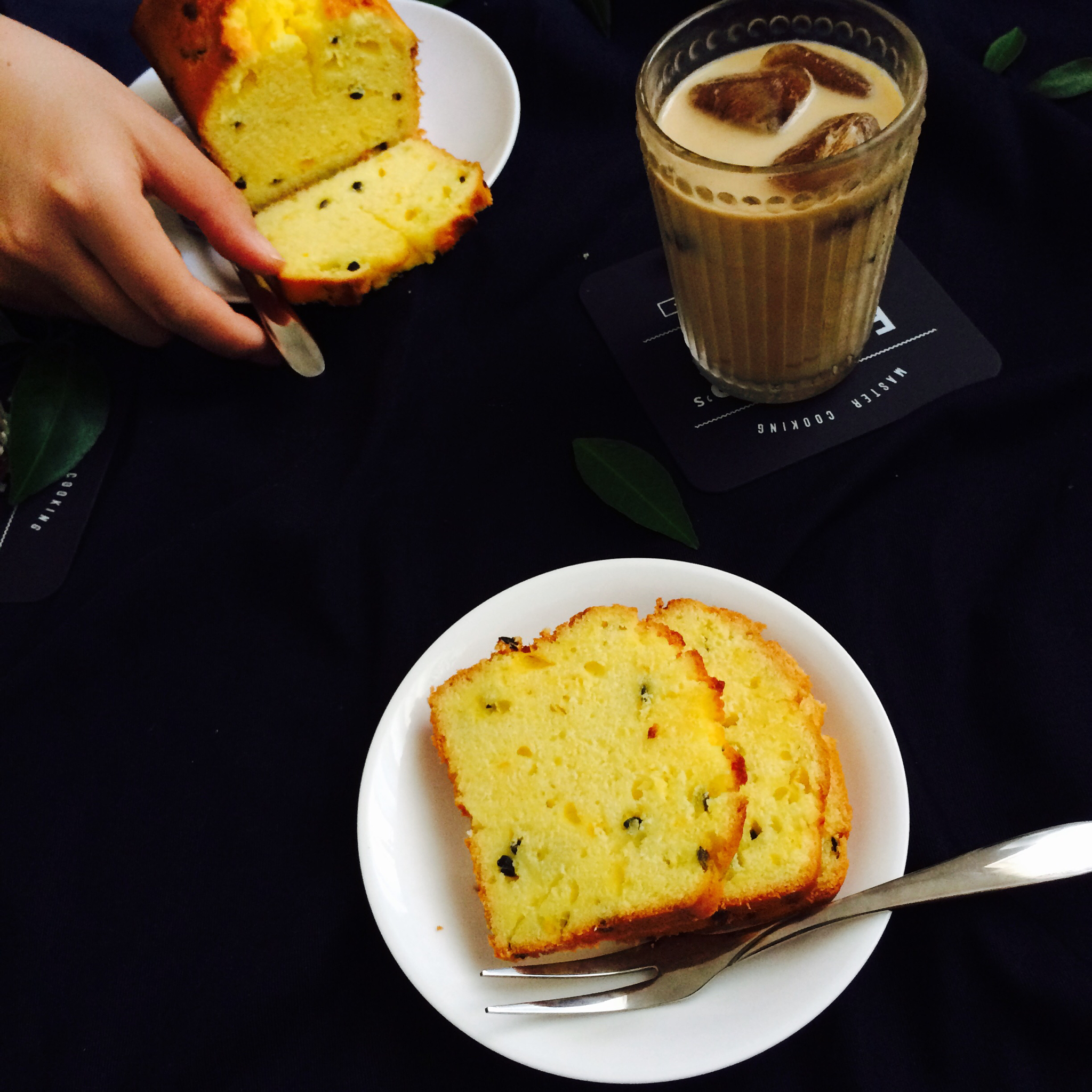 轻盈百香果磅蛋糕