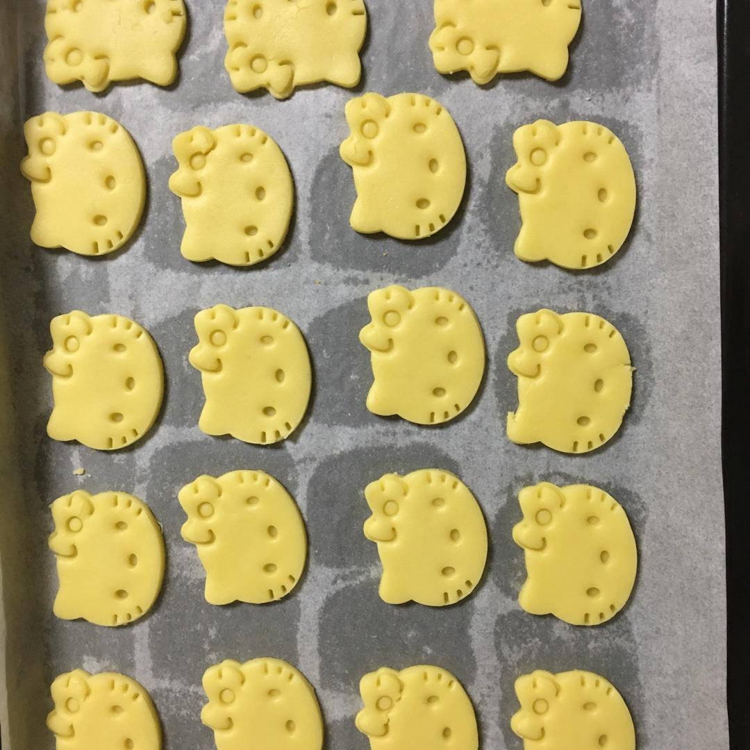 卡通黄油饼干