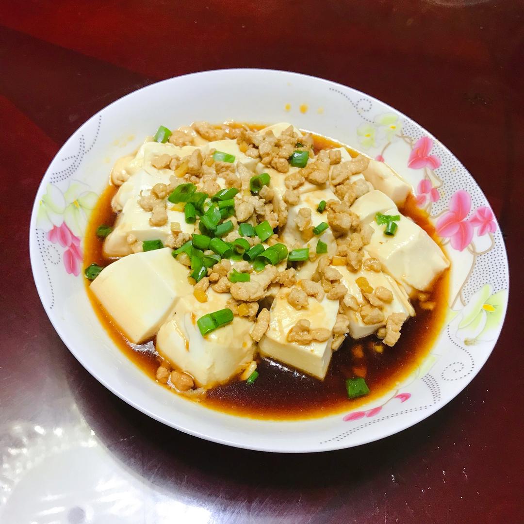 emma226做的肉末蒸豆腐
