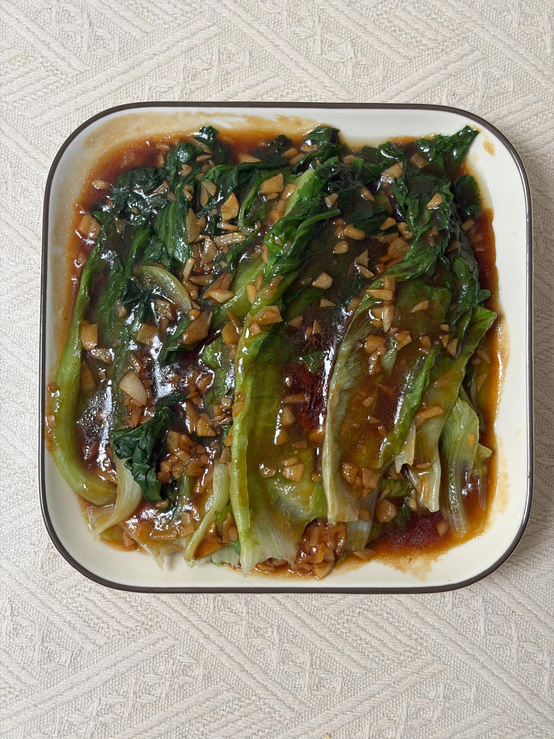 蒜蓉蚝油生菜