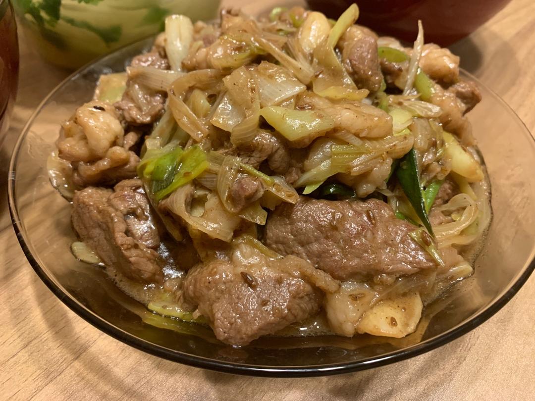 葱爆羊肉