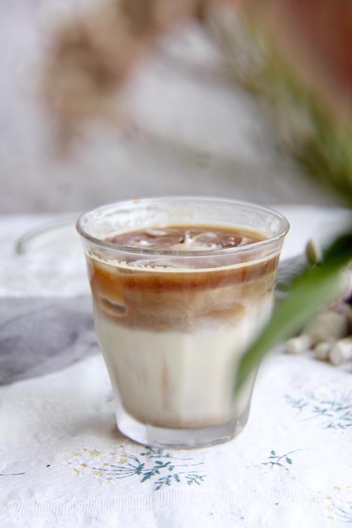 雨不停还是你的欢做的豆乳拿铁咖啡