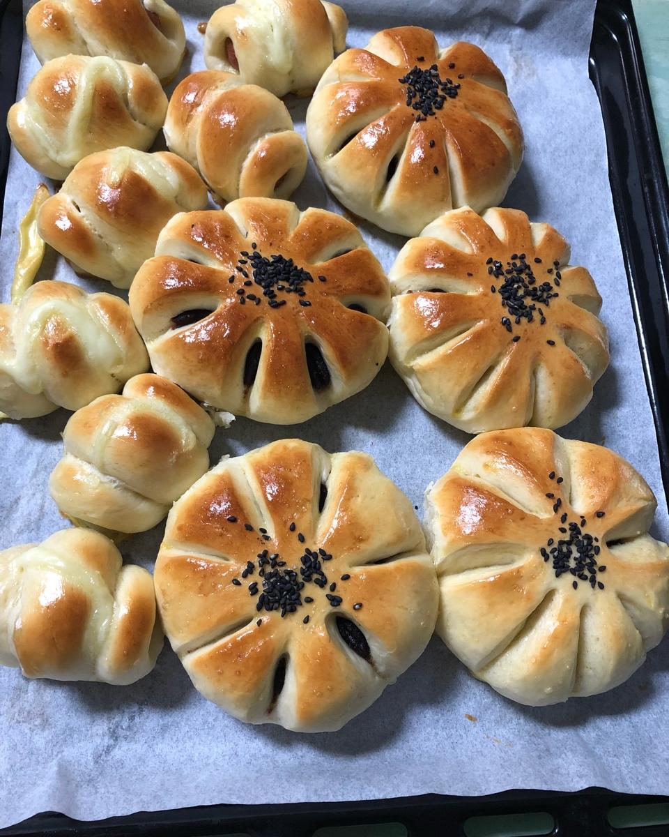 早餐豆沙包