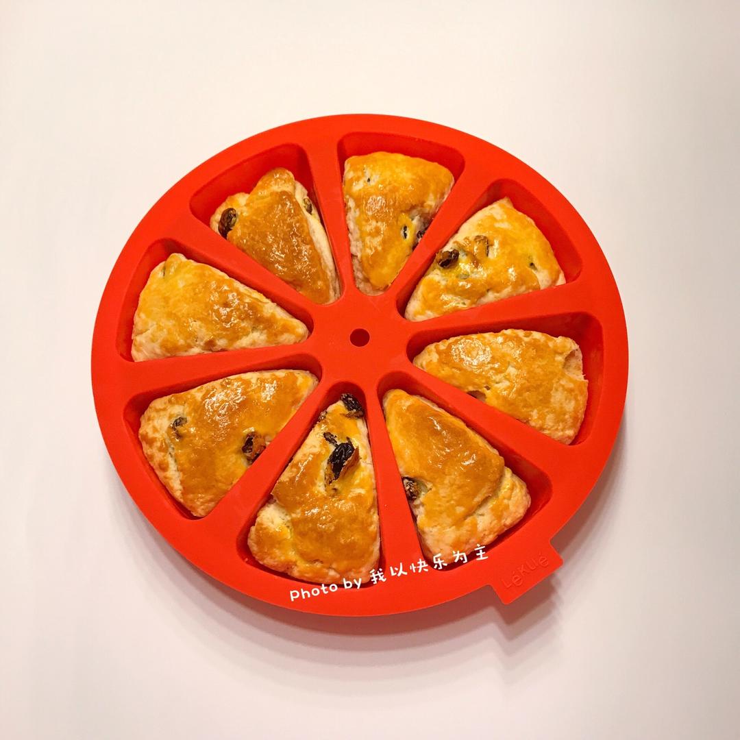 乐葵奶香提子司康