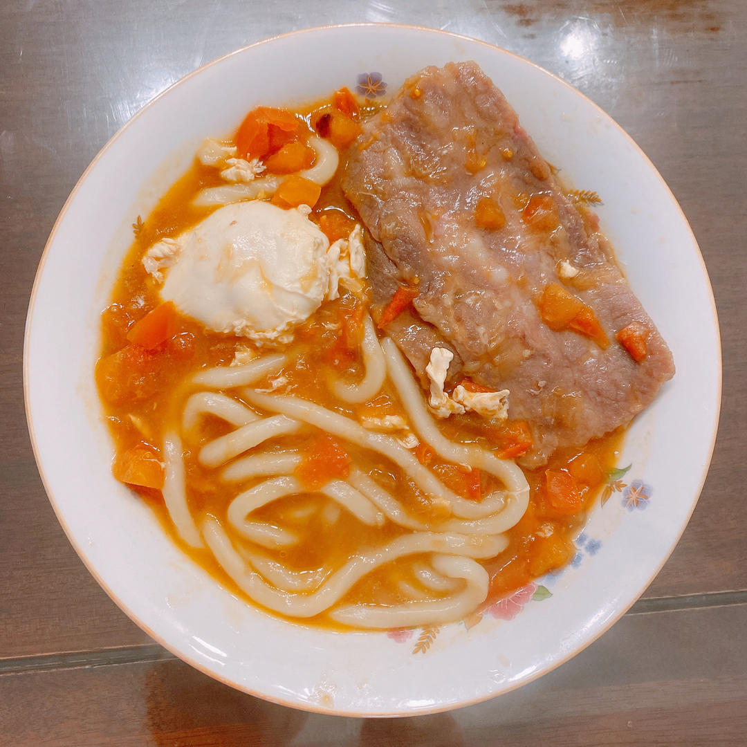 番茄肥牛热拌乌冬「厨娘物语」