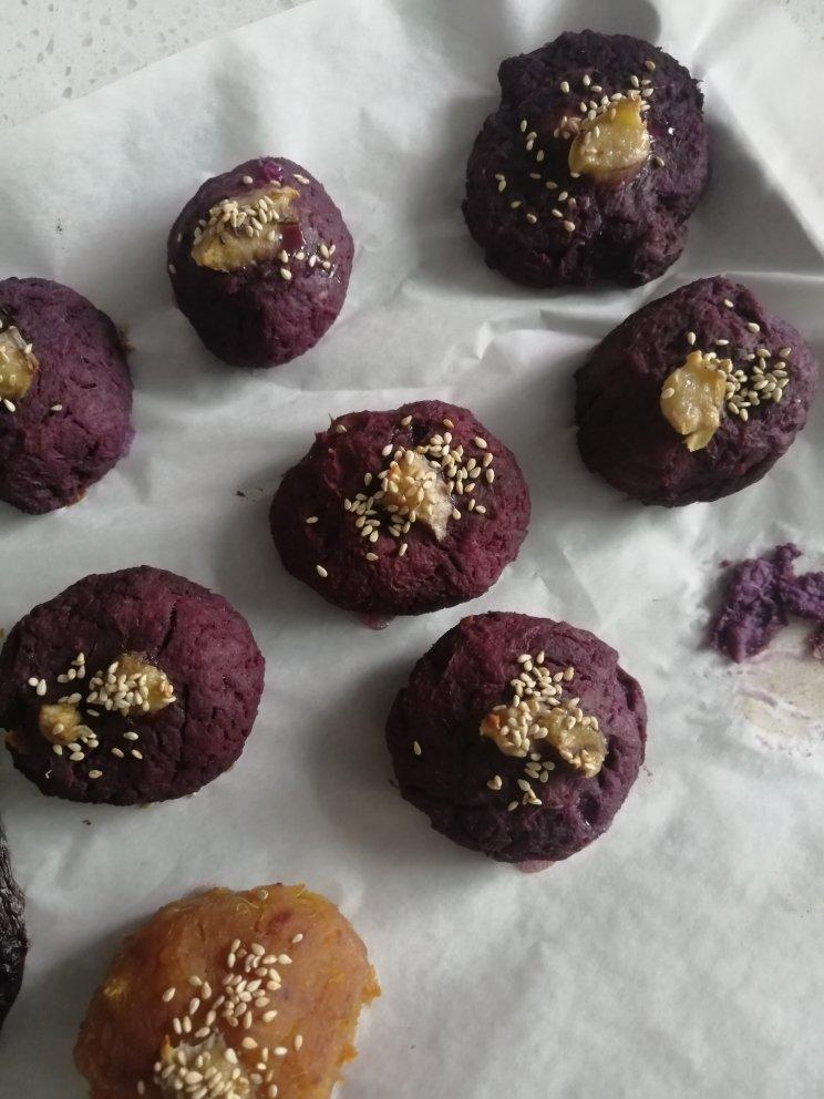 低卡紫薯饼-减脂必备小零食