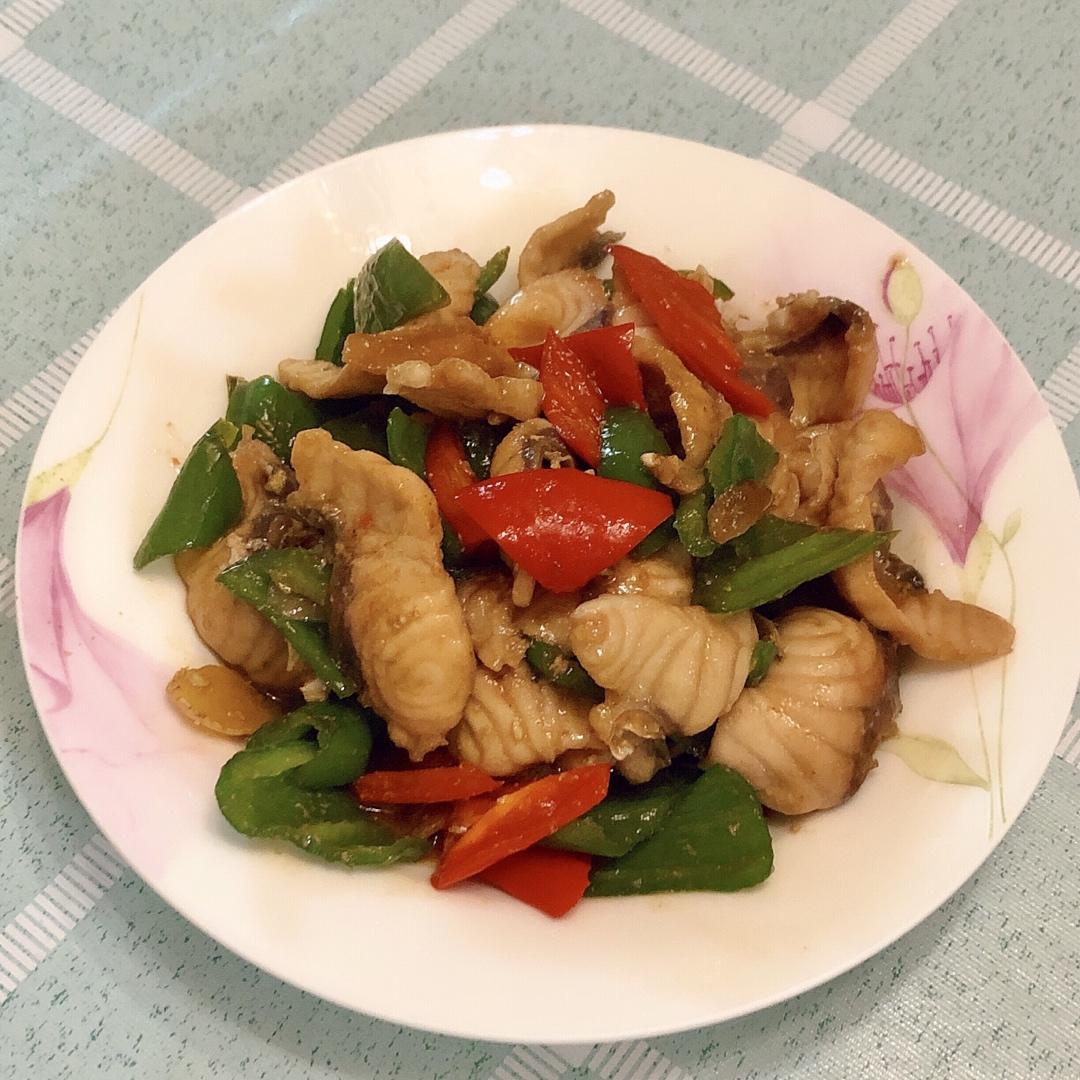 酱爆脆肉鲩鱼