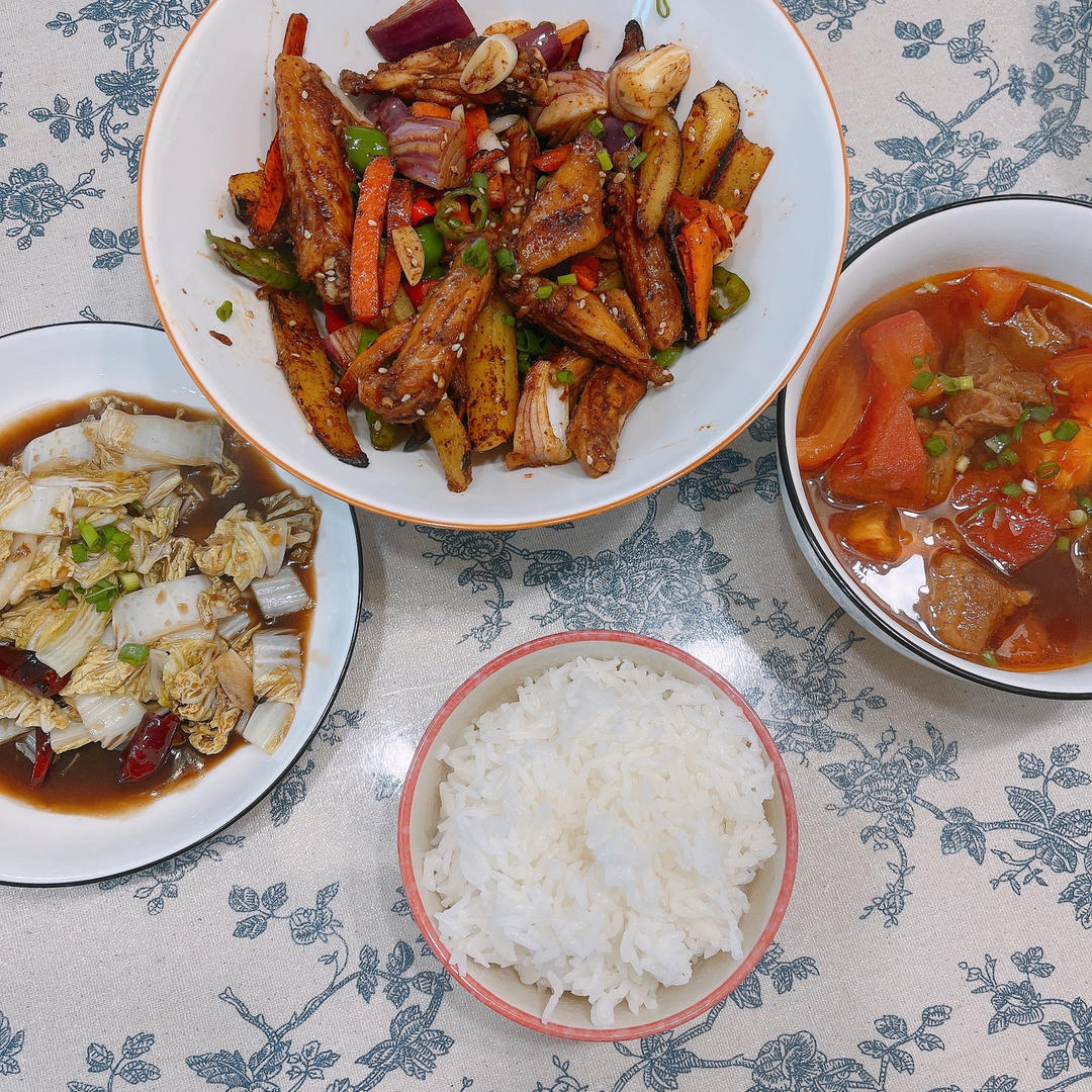 孜然香辣土豆鸡翅【超级简单】