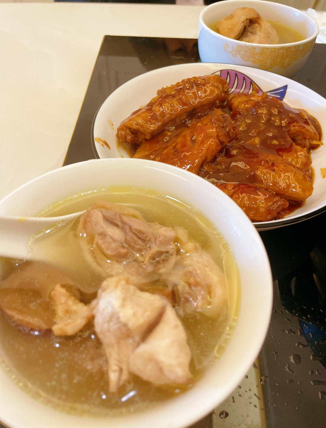 板栗炖鸡汤