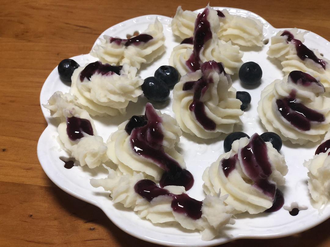 超级简单的蓝莓山药