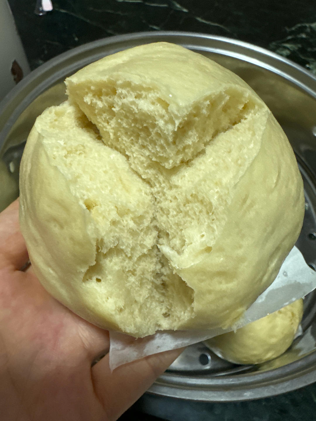 红糖开花馒头不用泡打粉不用耗时发酵也能开花