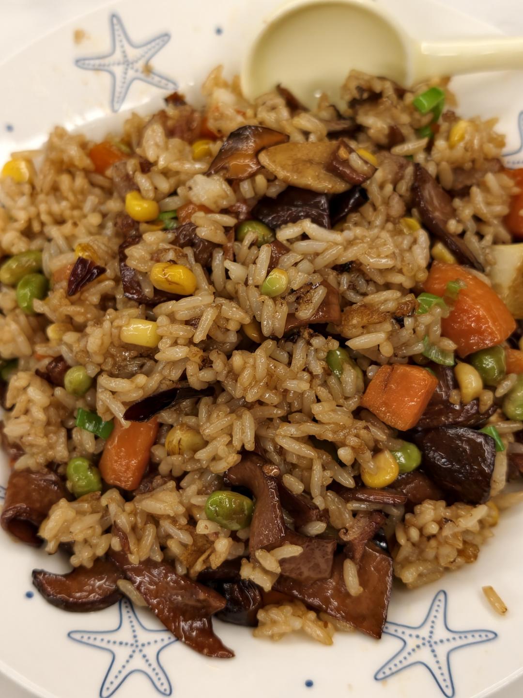 超级美味牛肝菌炒饭
