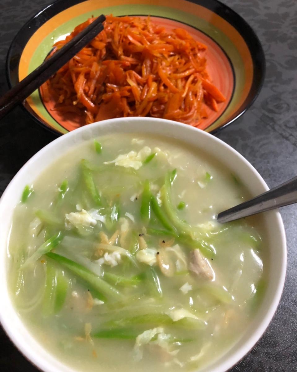 am_4iz8做的青萝卜丝咸汤