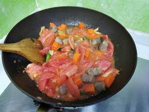 超好吃的番茄牛肉面的做法 步骤6
