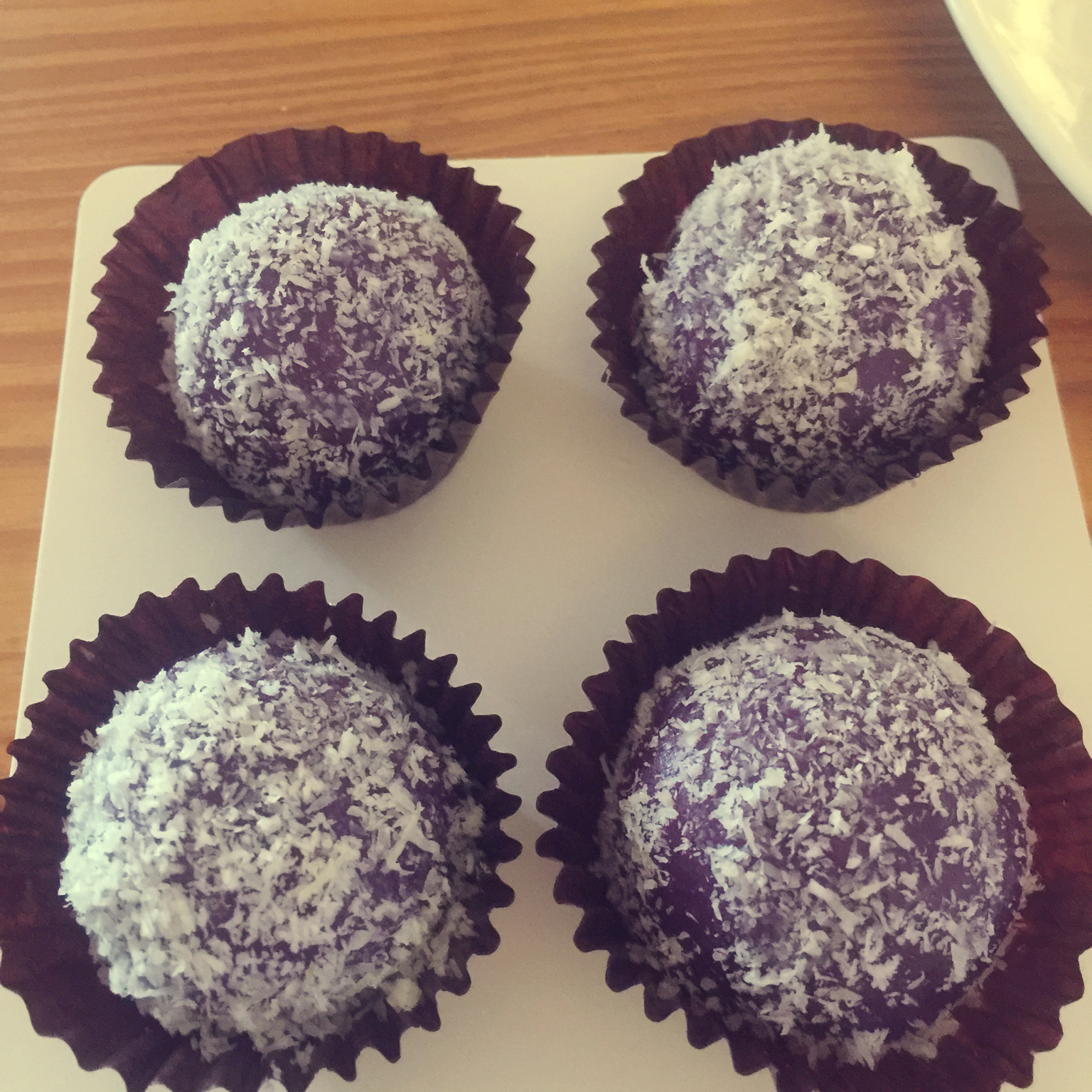 椰香紫薯糯米糍