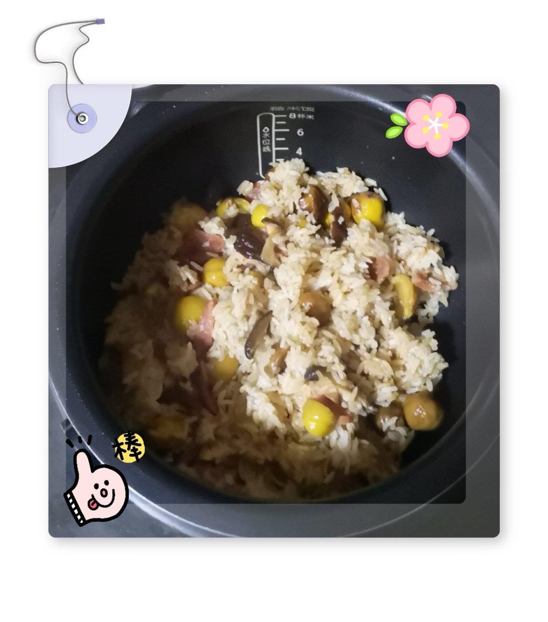 腊肠栗子饭