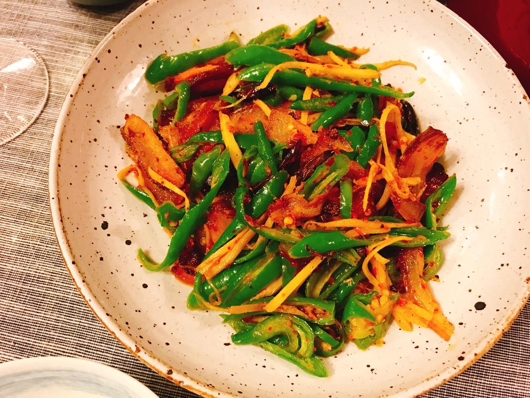 青椒腊肉