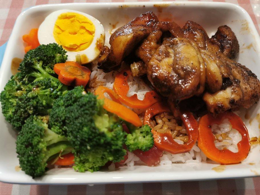 照烧鸡腿饭