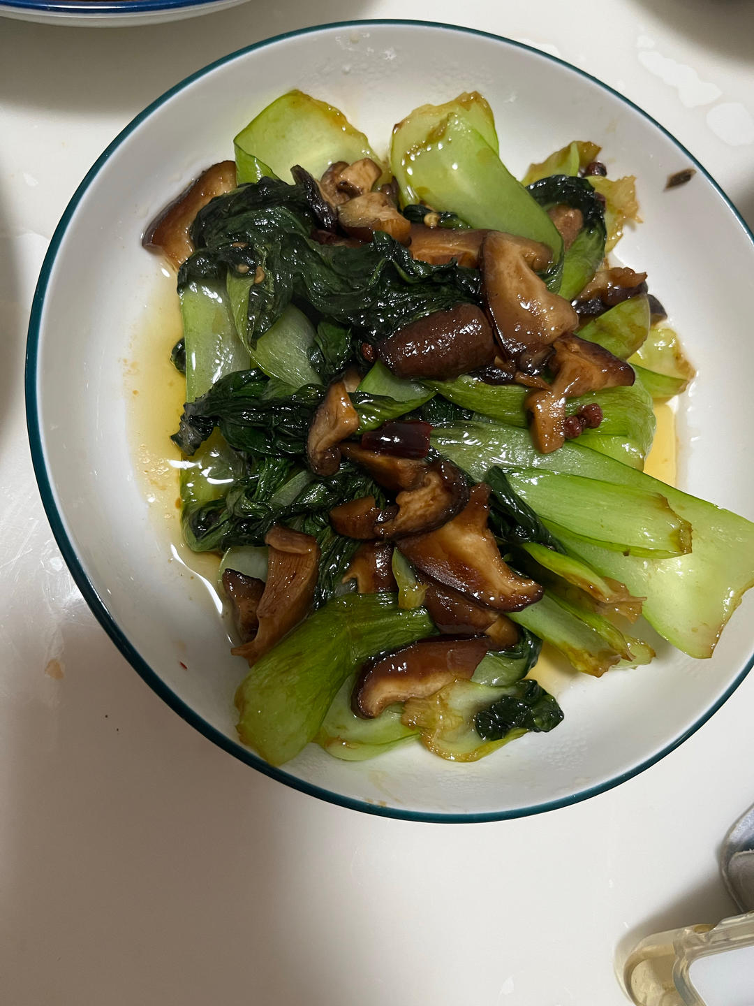 比肉还好吃的——蚝油香菇油菜