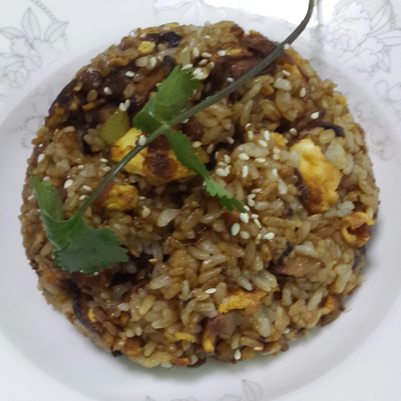 傻瓜版酱油炒饭