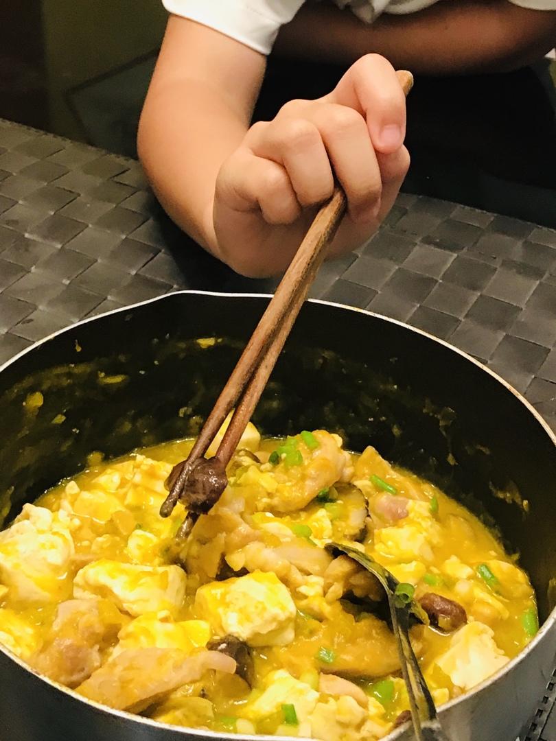 蟹黄豆腐（咸蛋黄版）